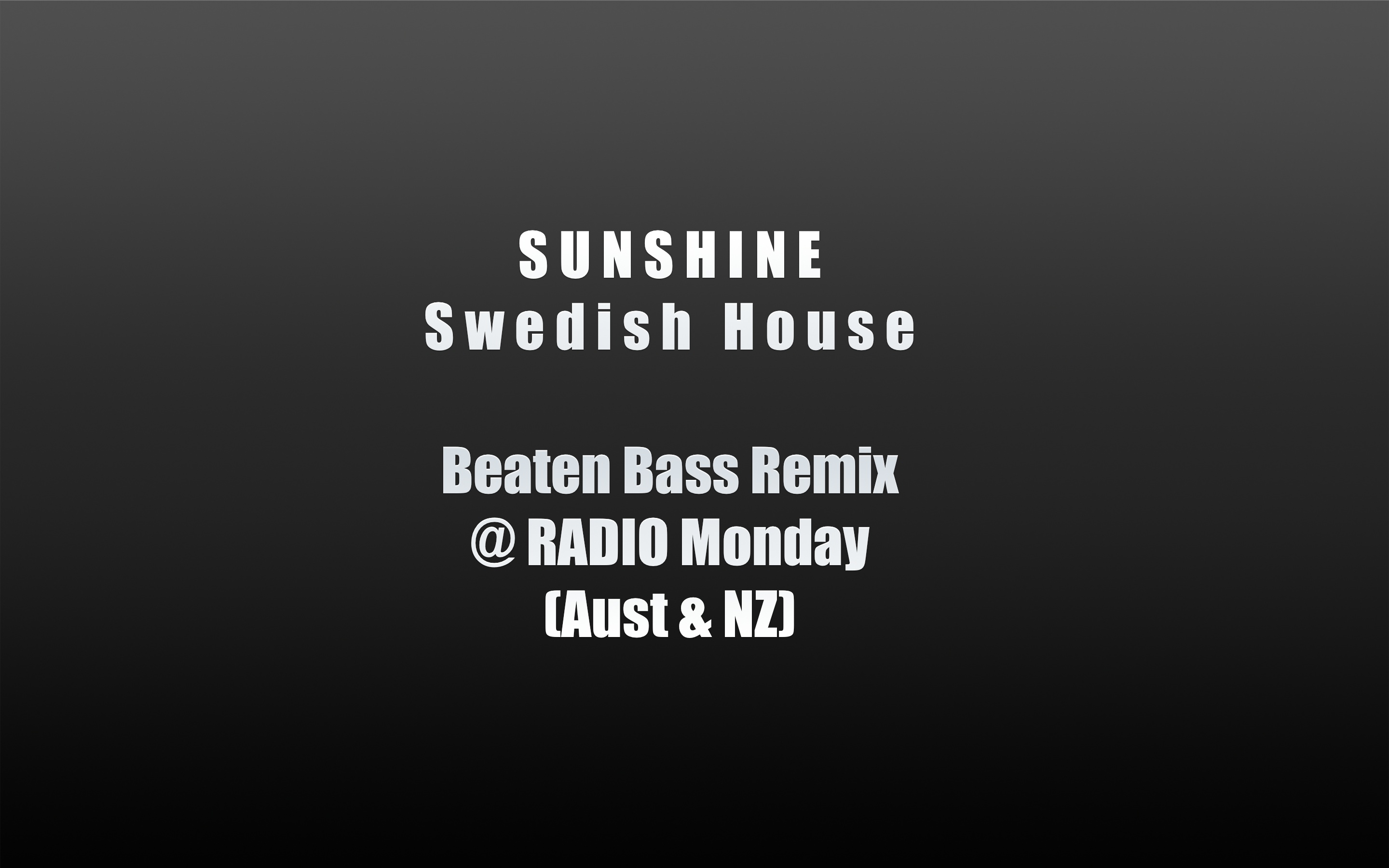 'Sunshine' Beaten Bass Radio & Club Remixes