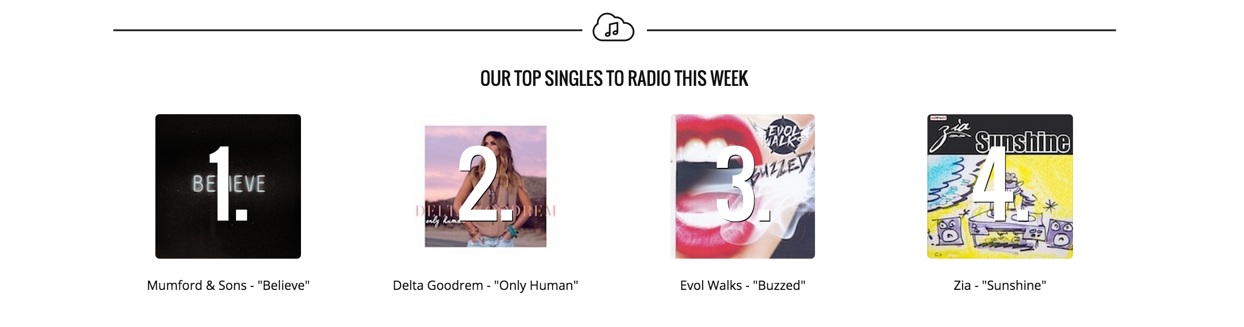 'Sunshine' is Top 4 singles to radio